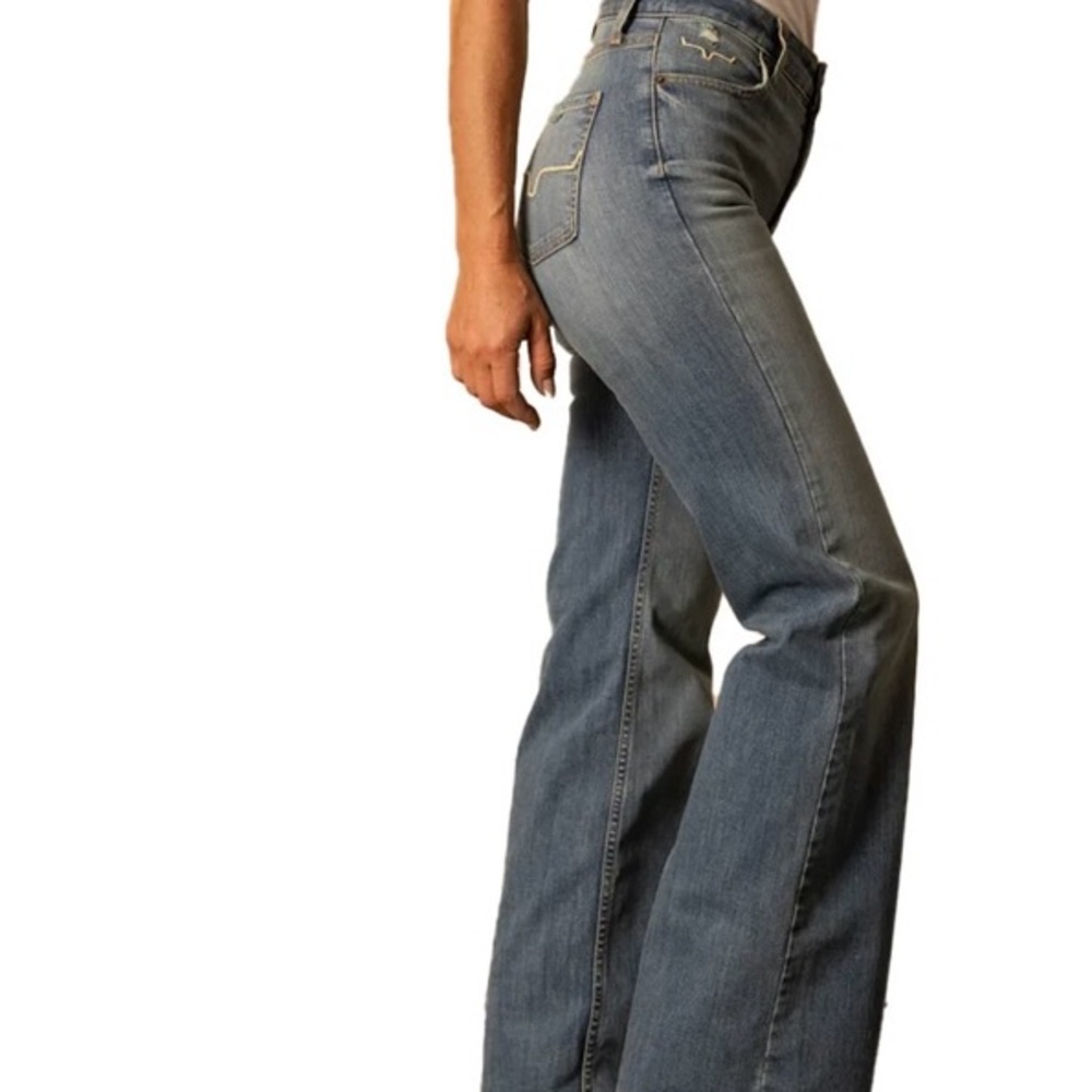 Kimes Ranch Women's Flare Jeans in Faded Blue